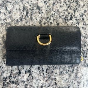 Black Leather Burberry Wallet